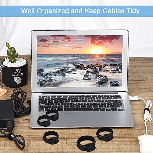 60 PCS Reusable Cable Ties