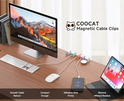 8-Pack Magnetic Cable Clips
