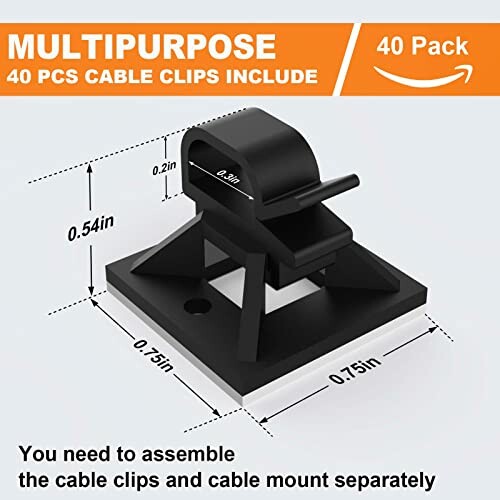 Rythcraft 140 Pack Zip Tie Adhesive Mounts