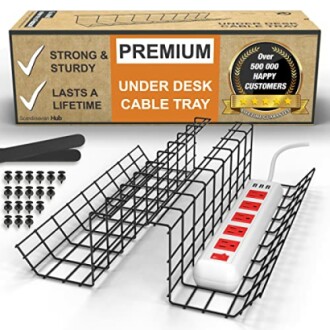 Under Desk Cable Management Tray