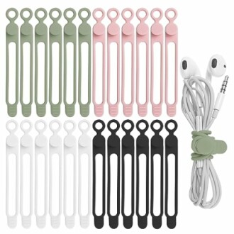 Nearockle Silicone Cable Straps