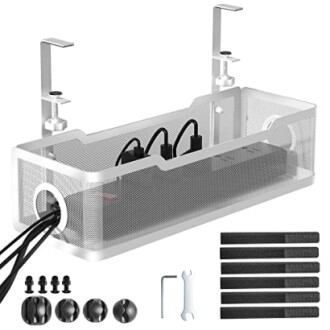 Cinati Under Desk Cable Management Tray