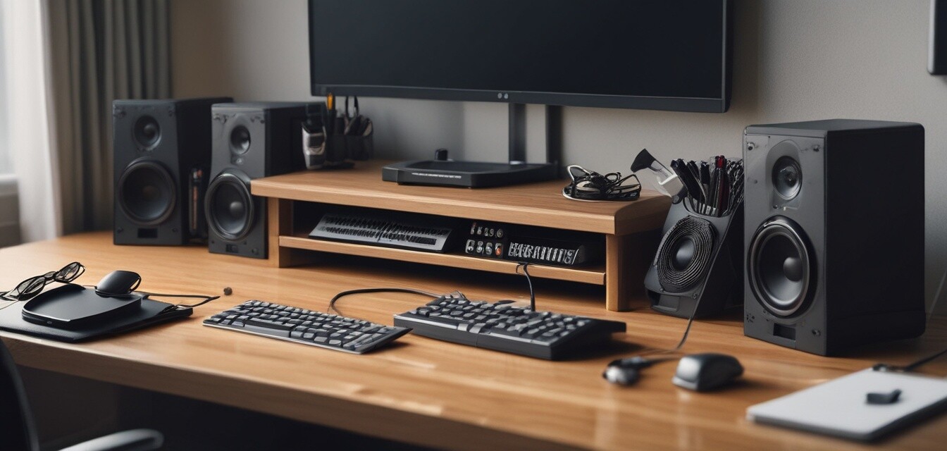 A visually appealing organized workspace
